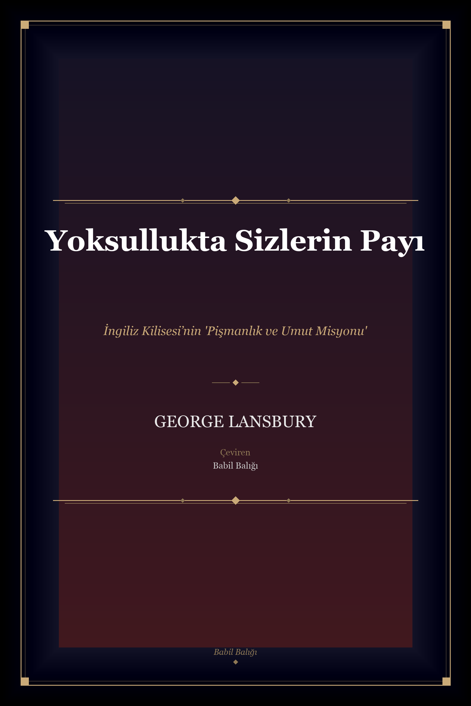 Yoksullukta Sizlerin Payı